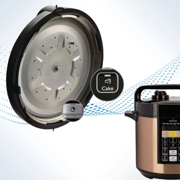 زودپز برقی فیلیپس PHILIPS Electric pressure cooker HD2139 - تصویر 5