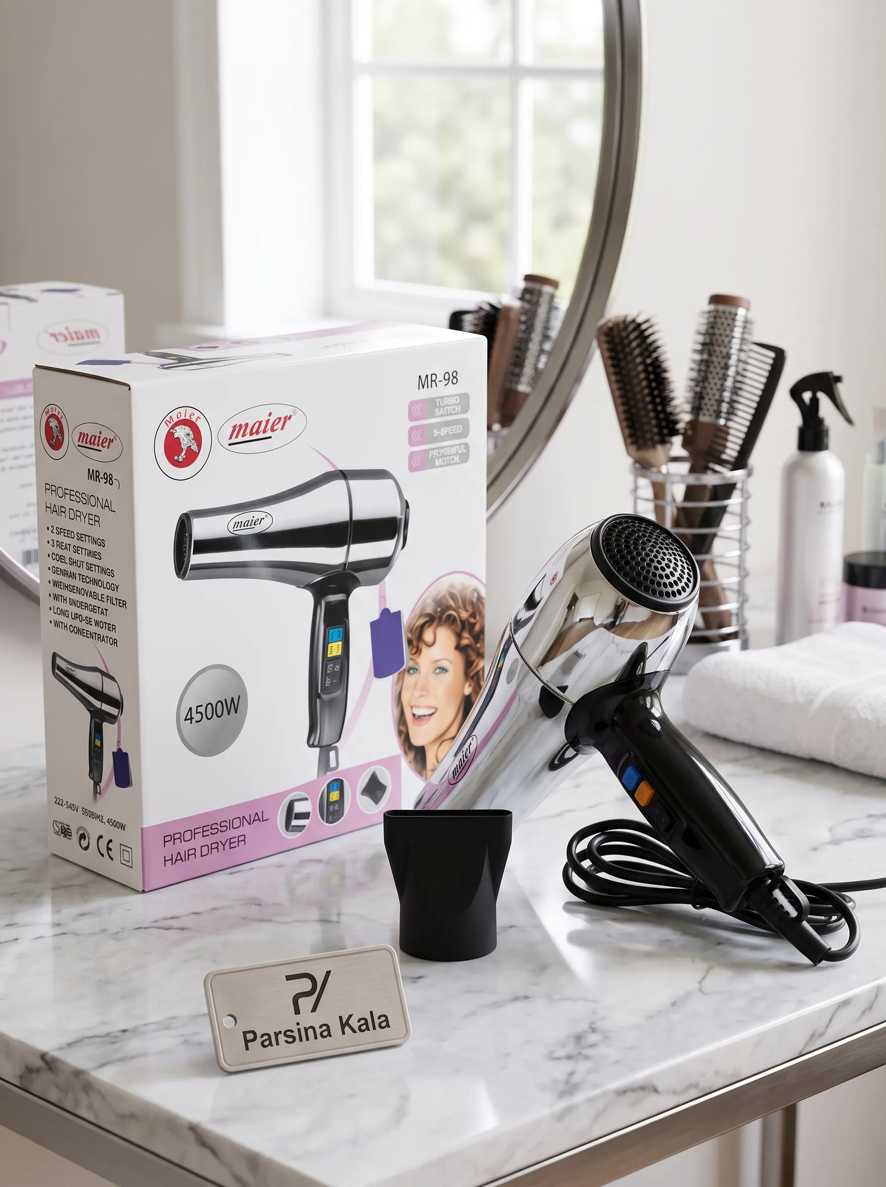 سشوار مایر مدل مدل MR-98 اورجینال - تصویر 5