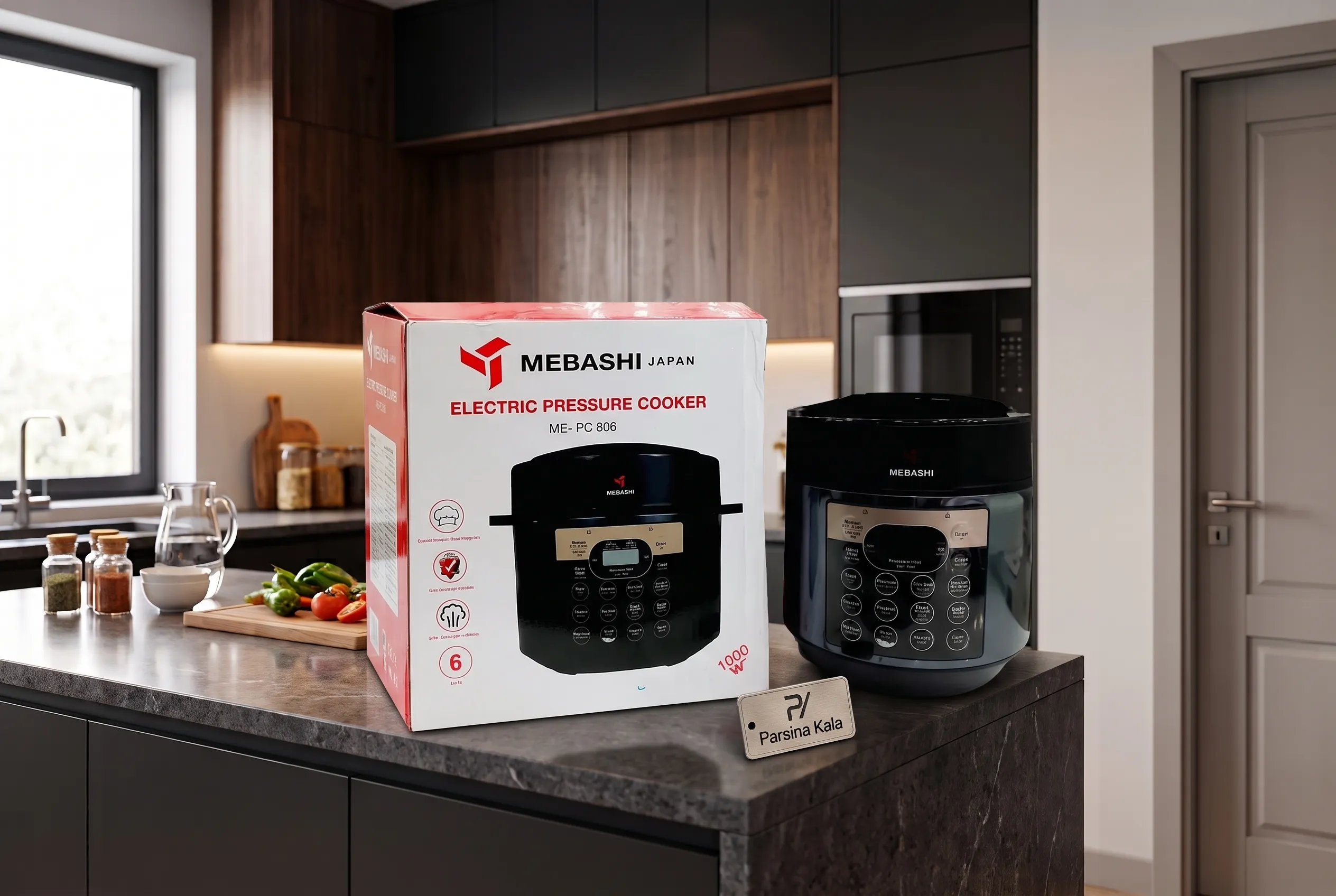 مولتی کوکر مباشی مدل ME-806 اورجینال - تصویر 2